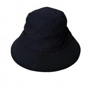 Wallaroo Hat Company Taylor Cotton UPF 50+ Packable Hat Summer Black Women's